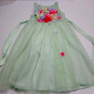Monsoon Girls Floral Design Dress Size 10